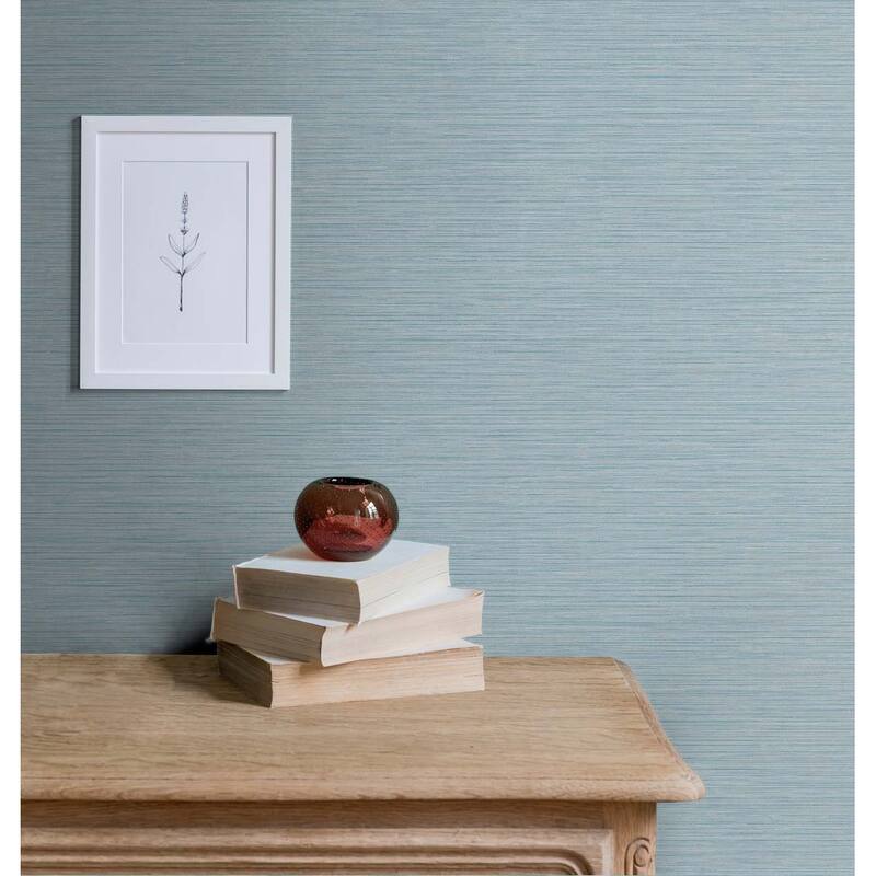 Seabrook Designs Silk Embossed Vinyl Unpasted Wallpaper