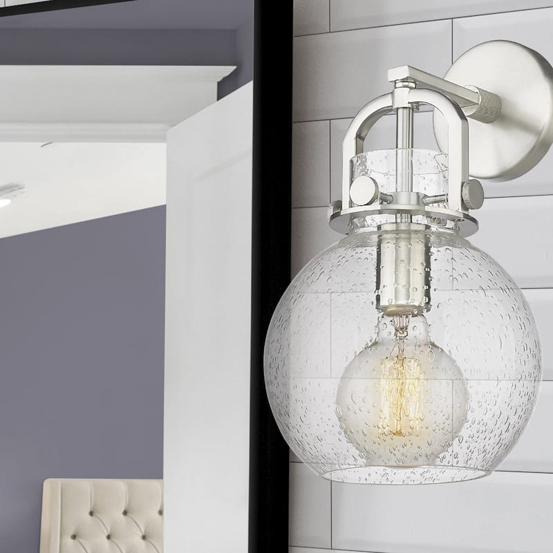 Innovations Lighting 410-1W-14-8 Newton Sphere Sconce Newton Sphere