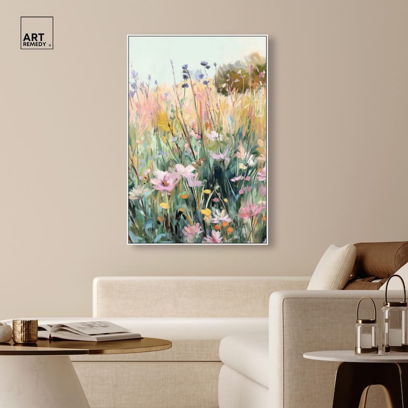 Floral Impressionism II Canvas by Art Remedy