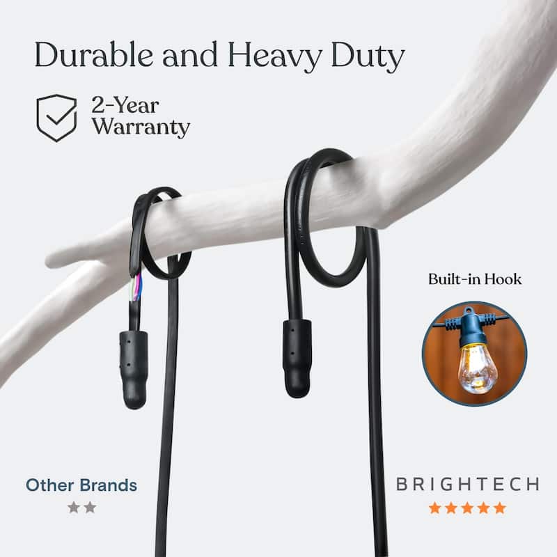 Remote Controlled 27 Ft Solar String Light with 12 Plastic LED Bulbs