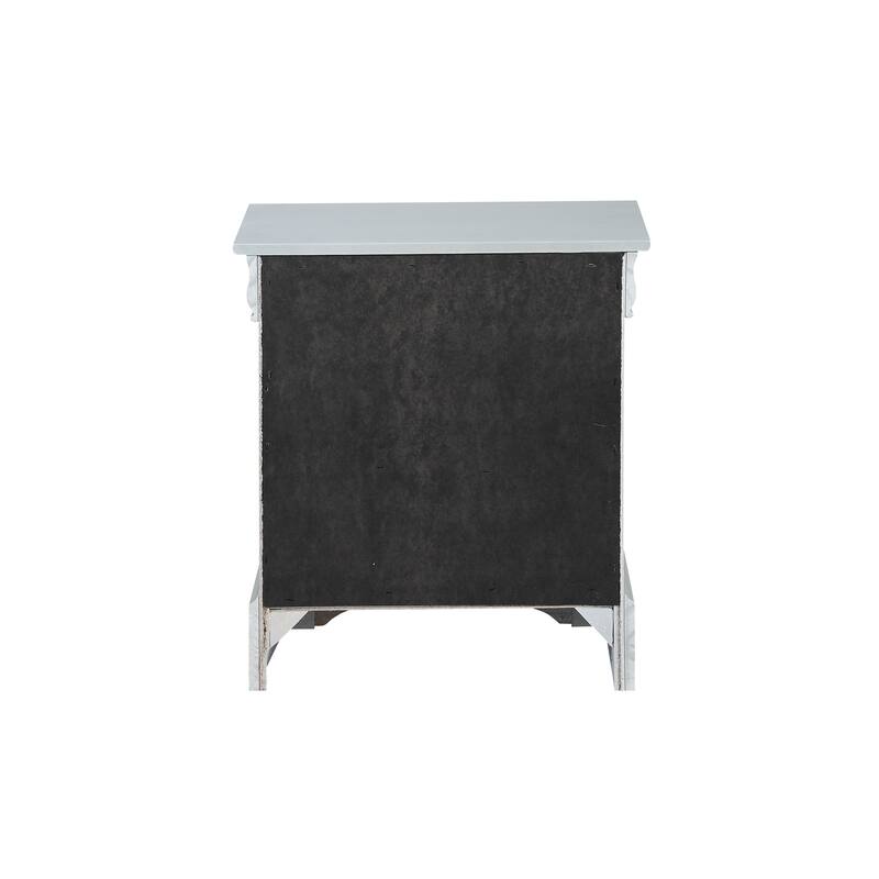 Wooden Nightstand with 2 Drawers