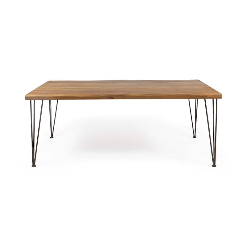 Zion Outdoor 72-inch Acacia Dining Table by Christopher Knight Home - 72.00" L x 36.00" W x 29.00" H