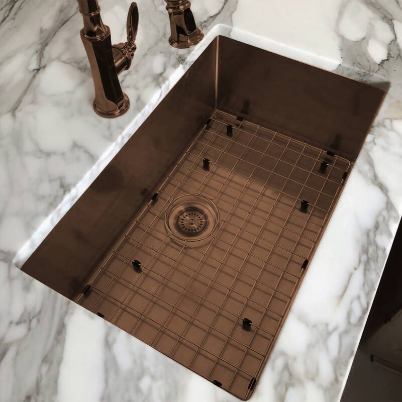 Whitehaus Noah Plus 33" Single Basin Kitchen Sink for Undermount or