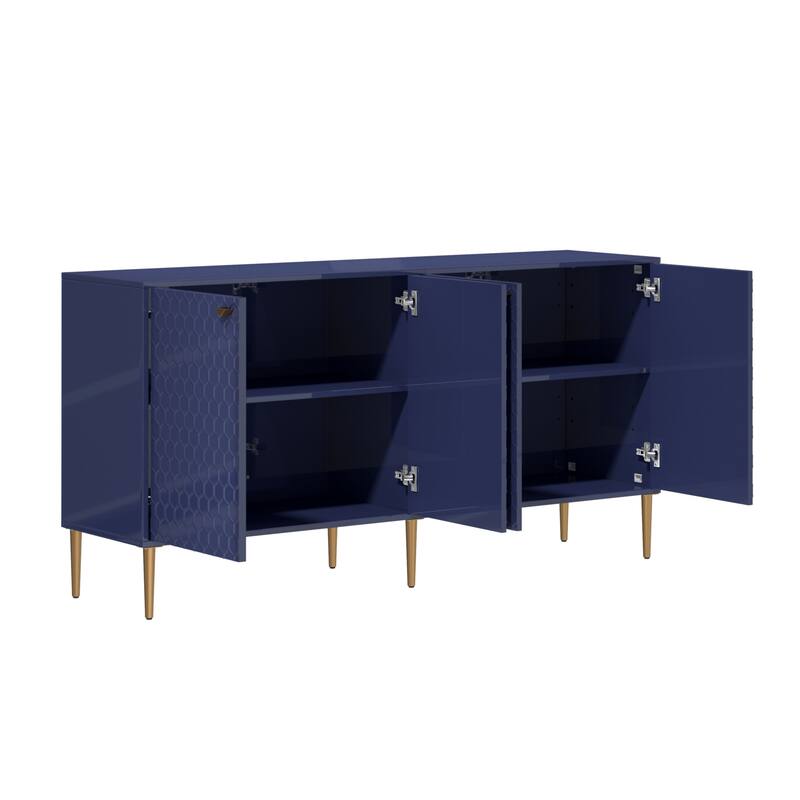 four-door cabinet