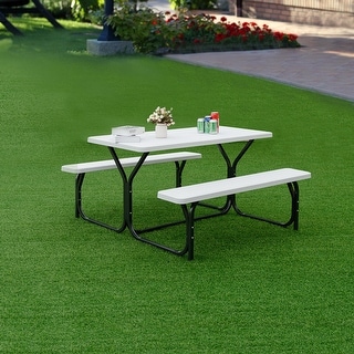 Picnic Table Bench Set Outdoor Backyard Patio Garden Party Dining