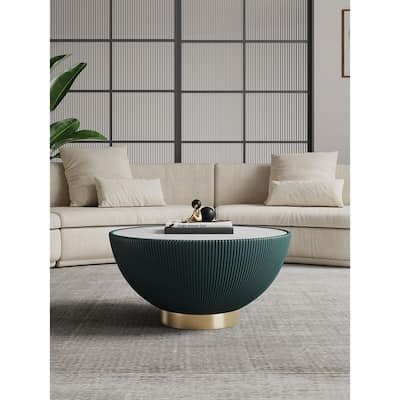 Manhattan Comfort Modern Anderson Upholstered Coffee Table