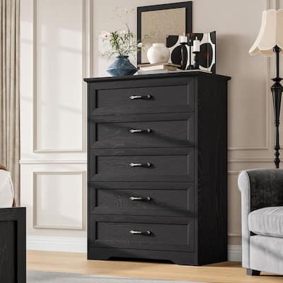 5 Drawers Dresser, Chest of Drawers, Storage Organizer for Bedroom,Living Room