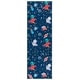 preview thumbnail 1 of 1, SAFAVIEH Tacoma Kids Abygael Kids & Tween Rug 2'6" x 8' Runner - Navy/Rust - Runner