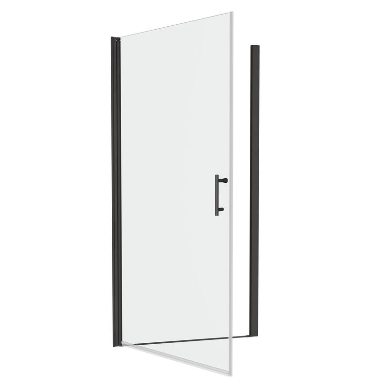 28" W x 72"H Pivot Frameless Swinging Shower Door