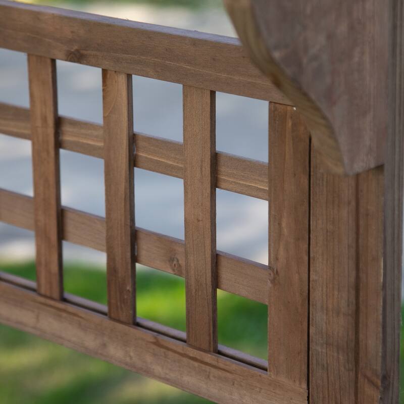 Outsunny 39'' x 18'' x 55'' Wood Garden Potting Work Table with Hidden Storage, Sink Basin, & Below Clapboard