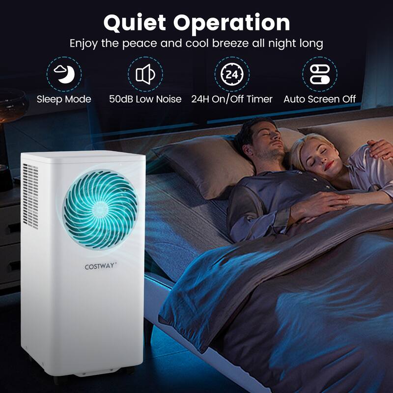 10000 BTU 3-in-1 AC Unit Portable Air Conditioner w/ Remote Control