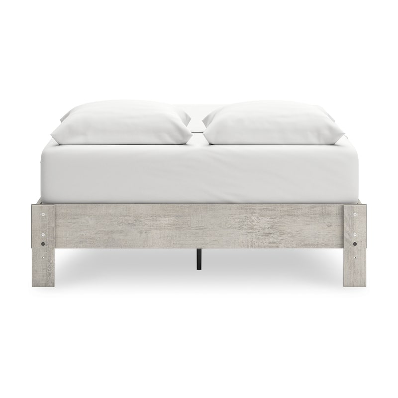 Signature Design by Ashley Shawburn Gray Platform Bed