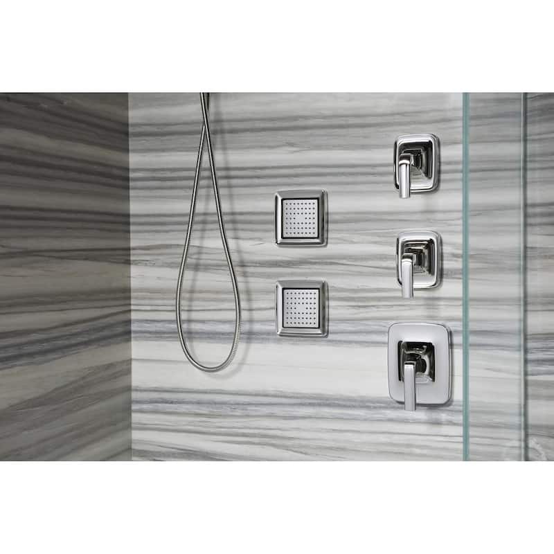 Kallista Per Se Lever Handle Thermostatic Valve Trim - Less Rough In - Brushed French Gold