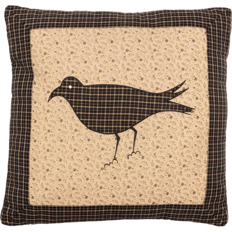 Kettle Grove Pillow Crow 16x16