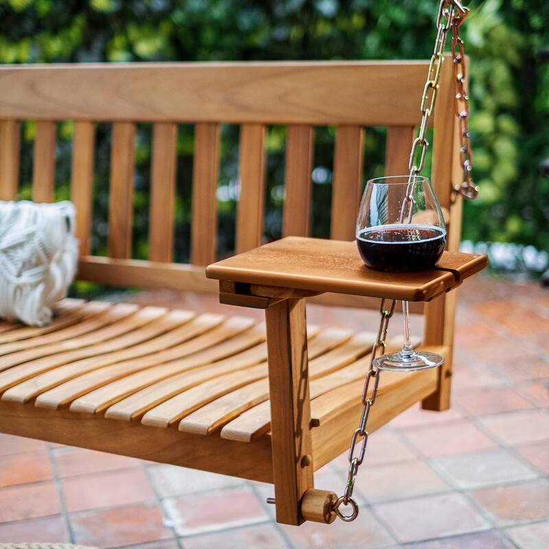 Cambridge Casual Alston Traditional Mahogany Wood Porch Swing