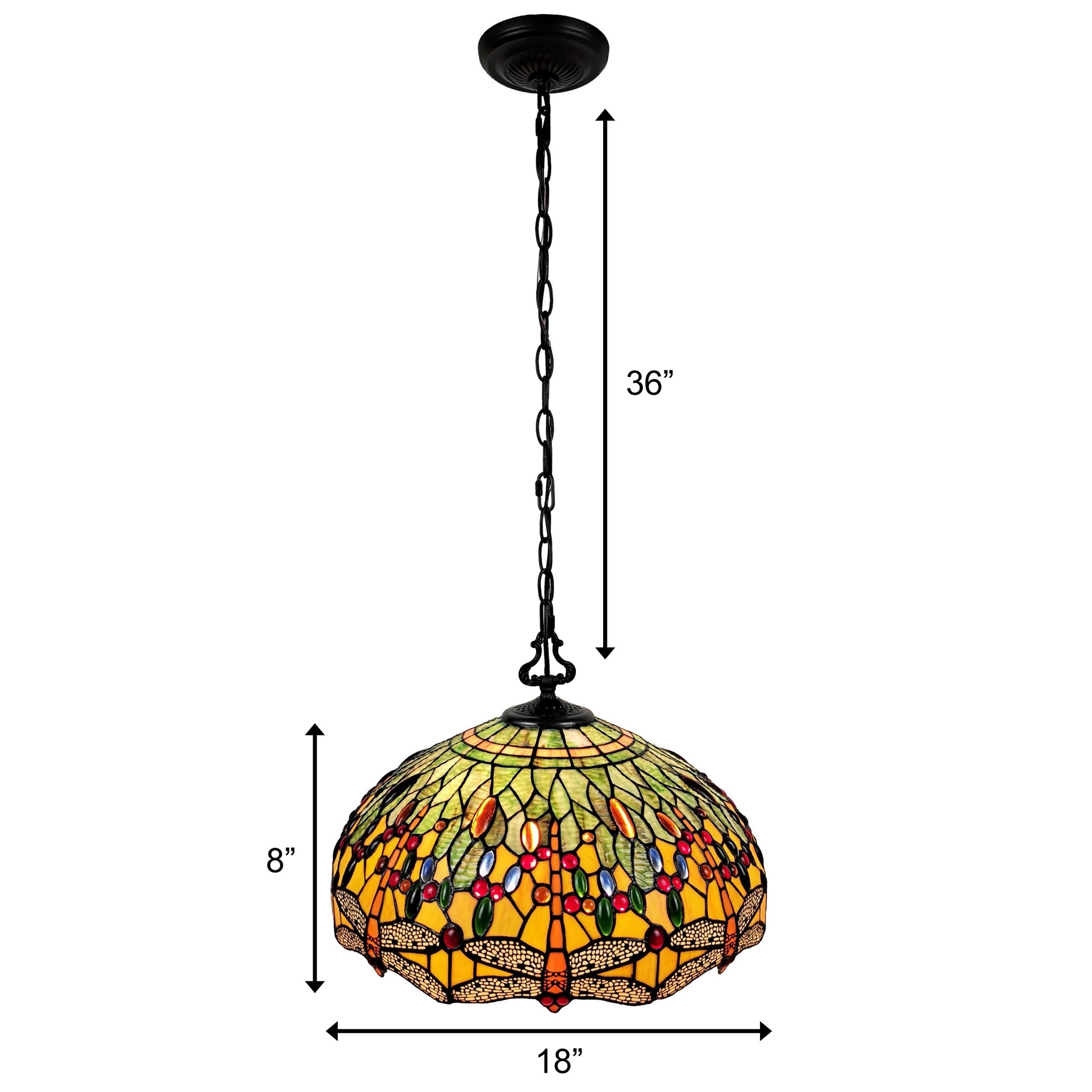 Tiffany Style Hanging Pendant Lamp Ceiling 18\, image size:2560x2560