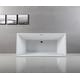 preview thumbnail 4 of 10, Repose 67" Acrylic Soaking Tub - Trapezoid - 31D x 67W x 23H
