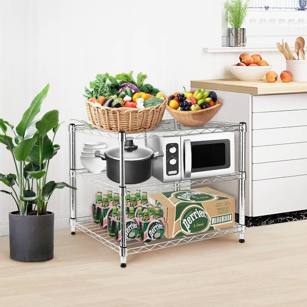 Heavy Duty 3-Shelf Shelving Unit