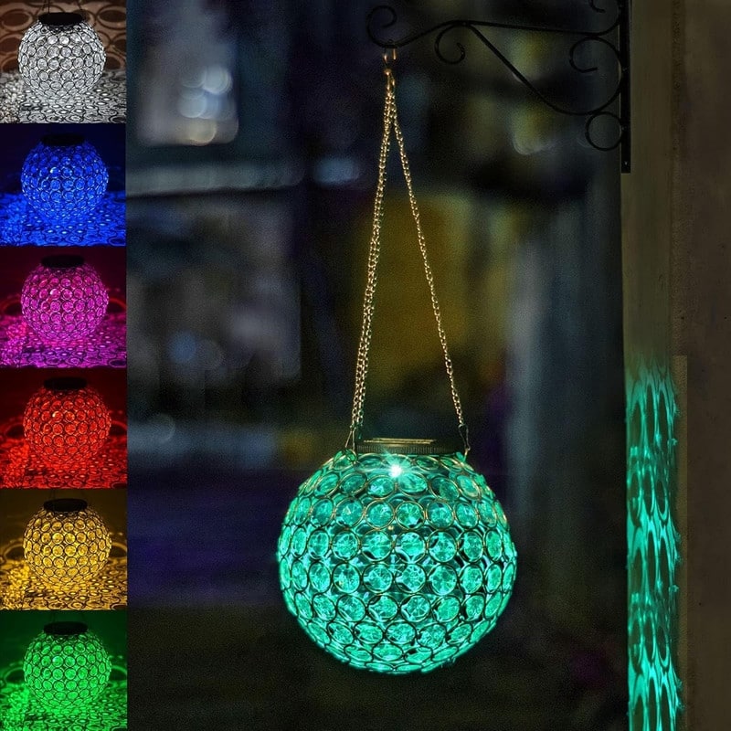Solar Lantern Hanging Outdoor Christmas Decorative
