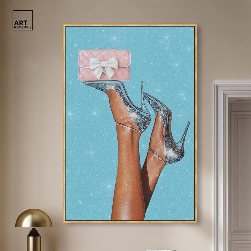 Clutch Purse on Display Canvas by Art Remedy