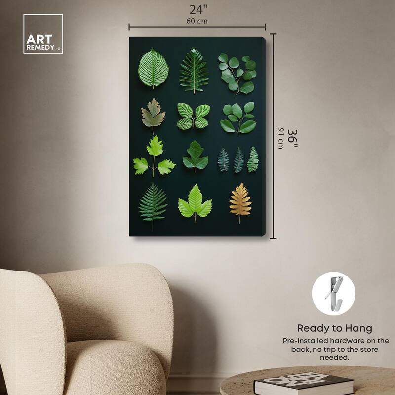 Leaf Library I Canvas by Art Remedy, Gallery Wrapped
