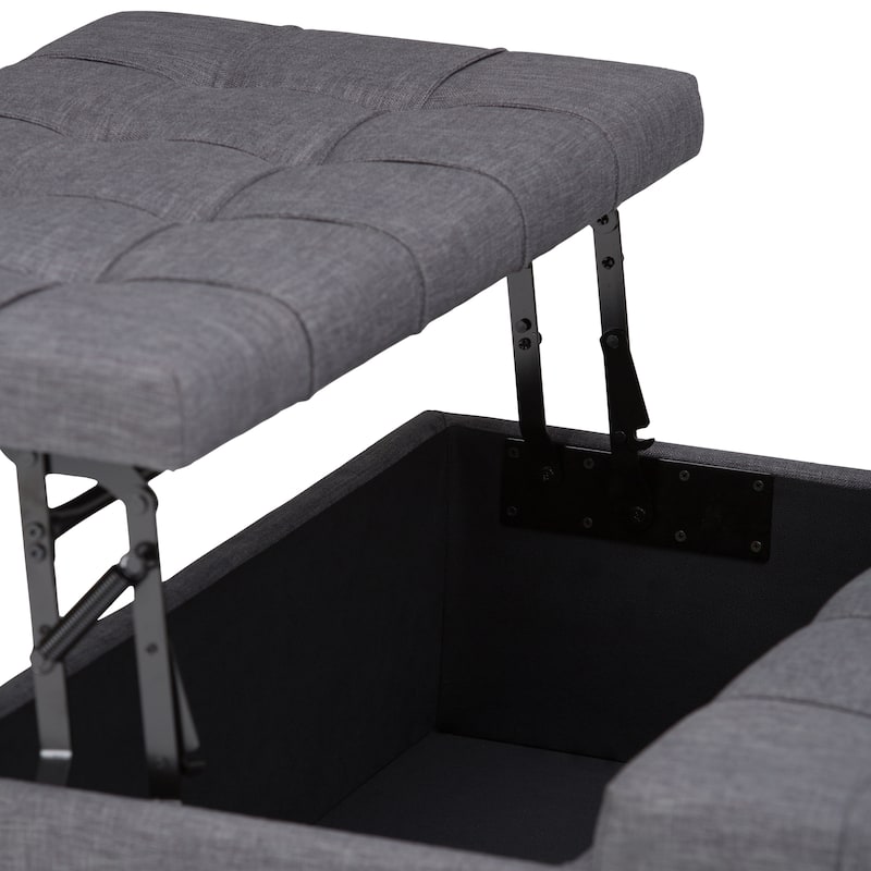 WYNDENHALL Elliot Transitional Table Ottoman