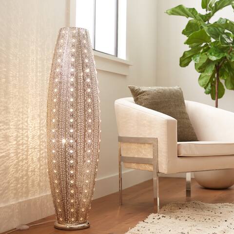 Silver Orchid Brielle 43.5-inch 2-light Floor Lamp