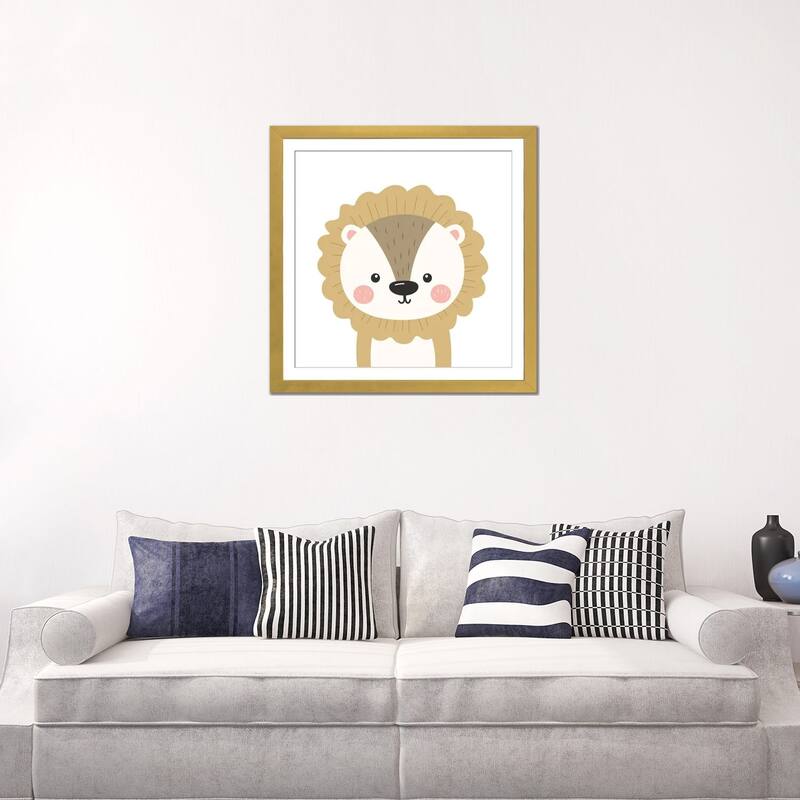 iCanvas "Cute Lion For Kids Room" by Art Mirano