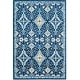 preview thumbnail 39 of 52, SAFAVIEH Evoke Stacie Vintage Boho Shabby Chic Rug 4' x 6' - Royal/Ivory - Rectangle