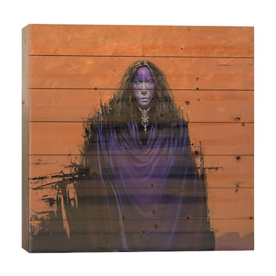 Dream Caller Print On Wood by Lawrence Lee - Multi-Color