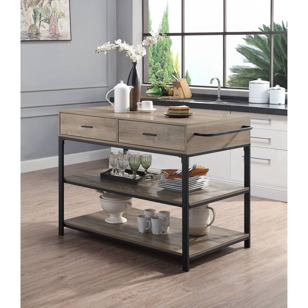 Modern style Kitchen Island Suitable for kitchen and living room