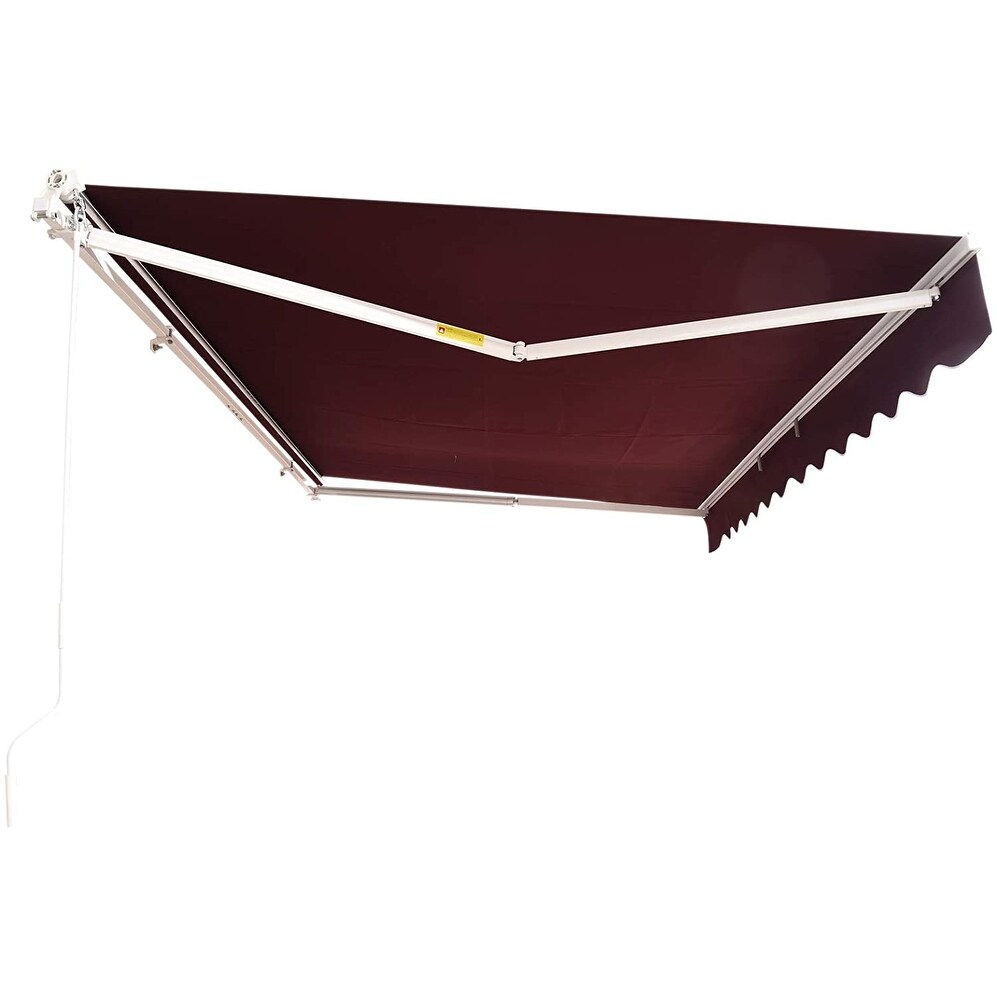MCombo10x8Feet Manual Retractable Patio 