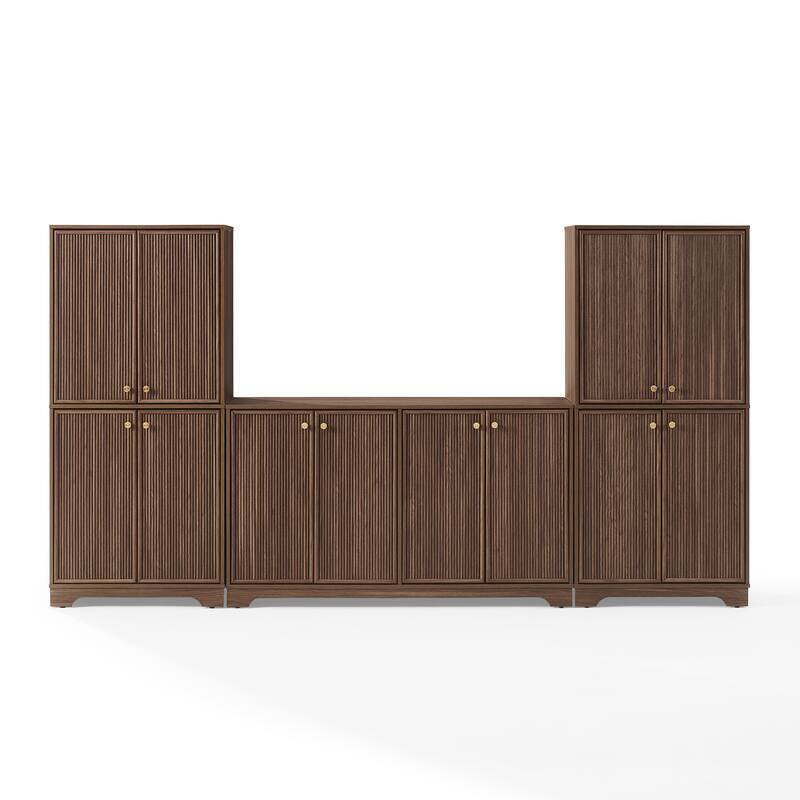 Crosley Naomi 3-Piece Sideboard And Pantry Set