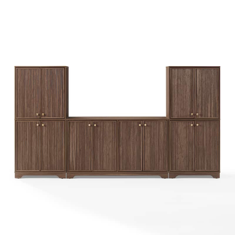 Crosley Naomi 3-Piece Entertainment Center