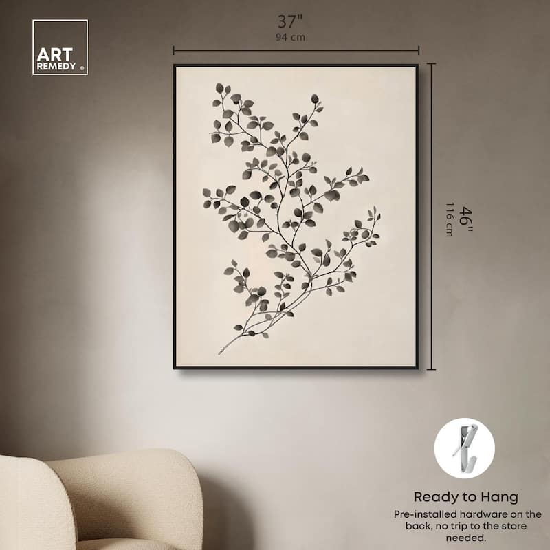 Bilberry Branch II Canvas by Art Remedy