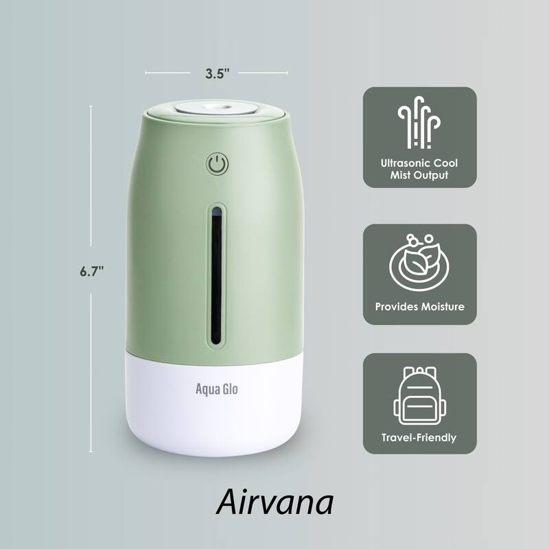 Airvana AG260HUM Aqua Glo Portable Ultrasonic Cool Mist Humidifier