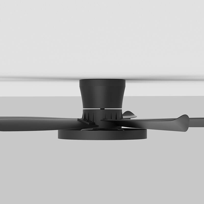 42-inch Eye-Protection Light Source Black Fan Blades High Airflow Plug-in Fan Blades ABS Plastic Fan Blades Ceiling Fan Light