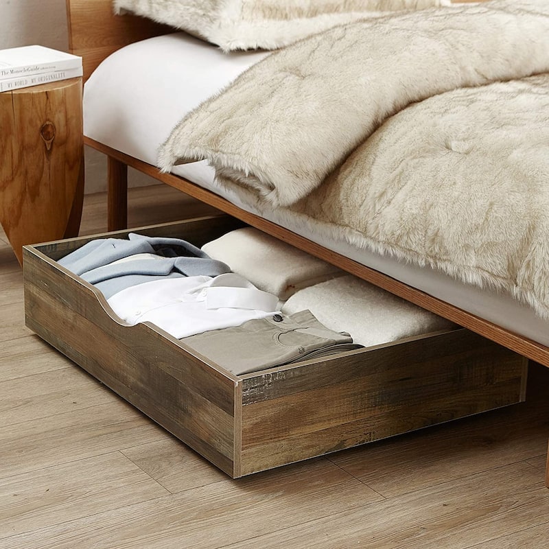 The Storage MAX - Underbed Wooden Organizer with Wheels