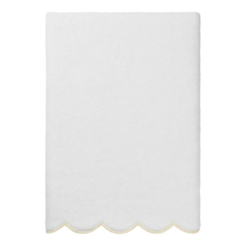 Authentic Hotel and Spa 100% Turkish Cotton ADORNIA Scallop Towel Set