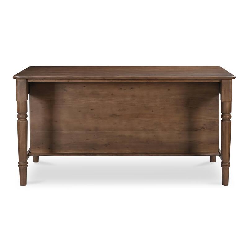 NADAAL STUDIOS Cove, Wooden Kitchen Island with Storage - 72"W x40.5"D x36.5"H