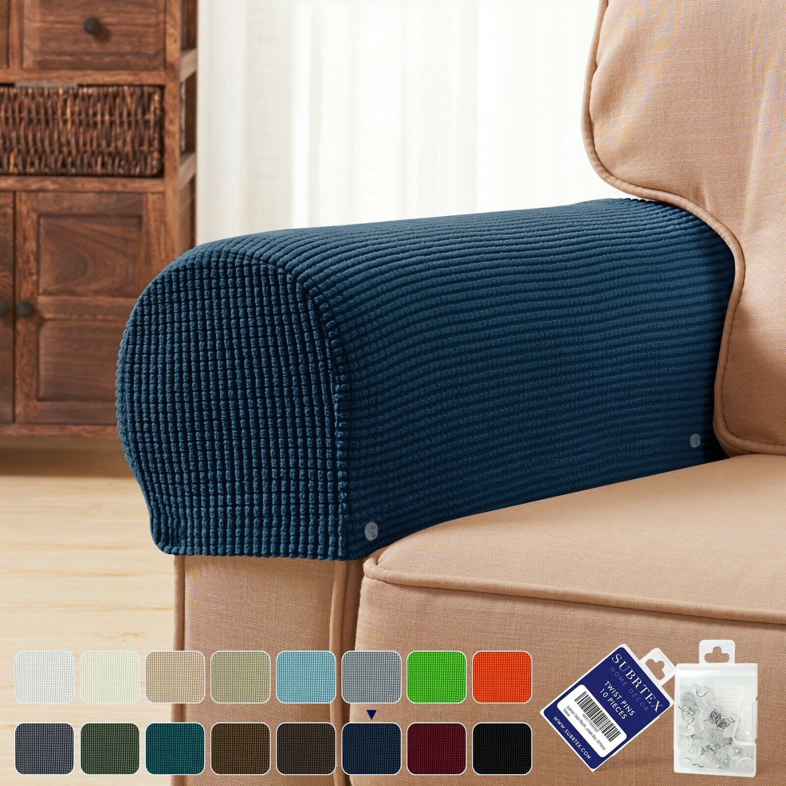 Stretch covers for store sofas and chairs