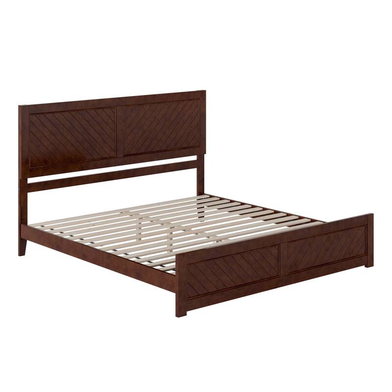 Berkshire Queen Low Profile Platform Bed with Matching Footboard