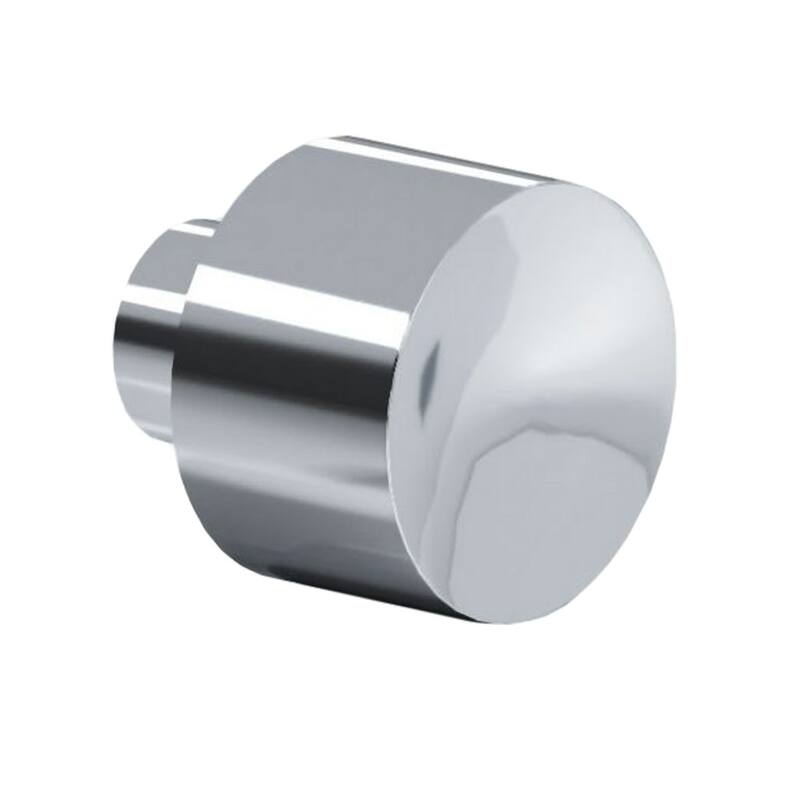 Colonial Bronze 185 Solid Metal 1-1/4" Modern Round Cylinder Cabinet - Polished Chrome