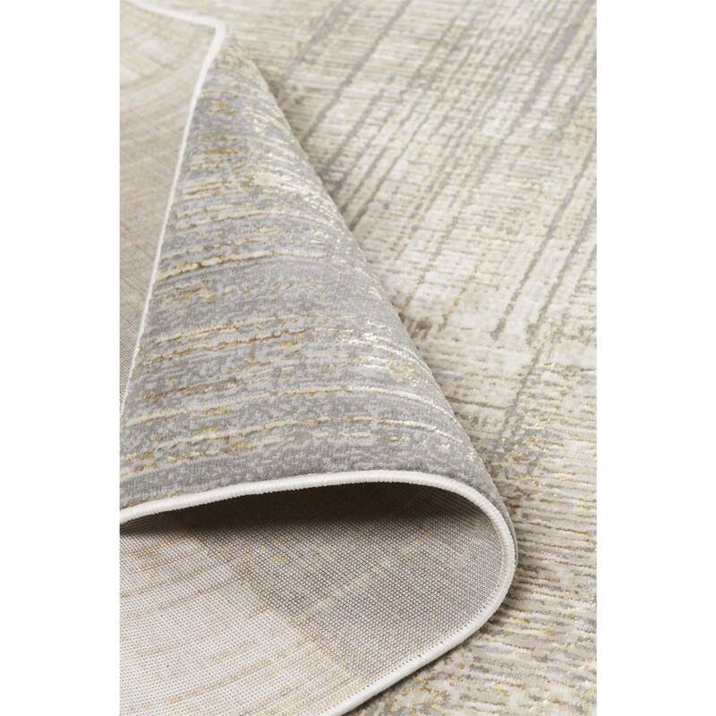 Zezex Abstract Stain Resistant Area Rug By HomeRoots - 8' Runner