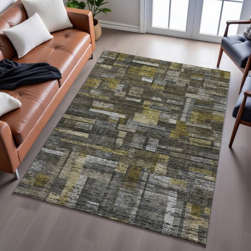 Premium Washable Super Soft Vintage Contemporary Mayfield Rug