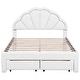 preview thumbnail 6 of 48, Seashell-Shaped Platform Bed Frame with 2 Drawers & LED