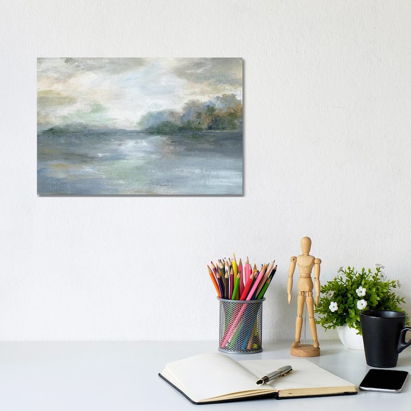 iCanvas "Blue Ethereal" by Nan Canvas Print - 8x12x0.75
