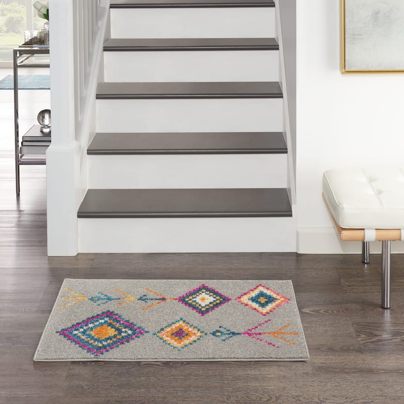 Nourison Passion Moroccan Geometric Tribal Area Rug