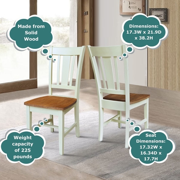 International Concepts San Remo Stool Barstool, Espresso International Concepts San Remo Distressed Oak Solid Wood Dining