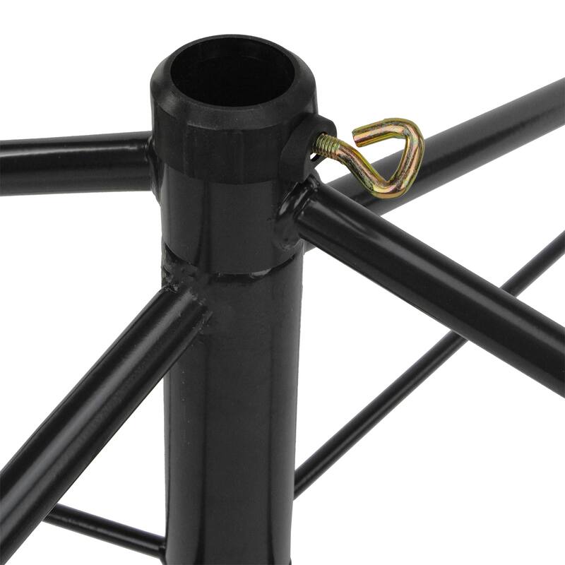 Black Rolling Artificial Christmas Tree Stand , 9'-12' Trees